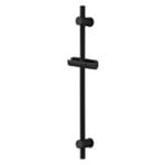 Remer 317G-NO Round Matte Black Wall-Mounted Sliding Rail